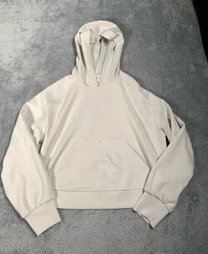 Lululemon athletica cream White Hoodie 6 MARKS thumbnail 1
