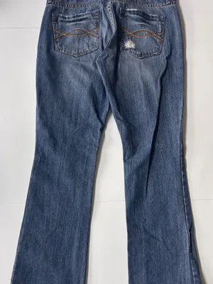Abercrombie Bootcut Distressed Jeans Size 6 Y2K thumbnail 2