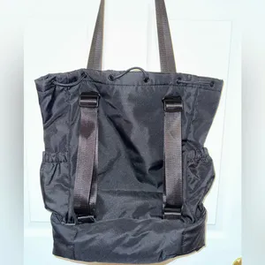NWT Beyond Yoga Black Tote Bag thumbnail 5