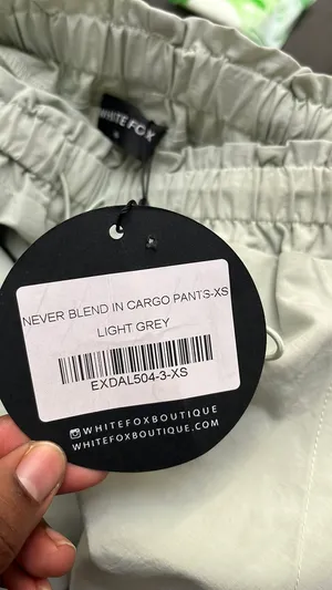 White Fox cargo pants grey new with tags thumbnail 7