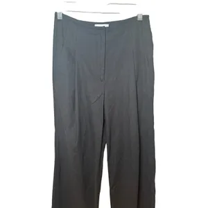 Meshki Adina Linen Blend Pants Wide Leg‎ Black Size Small thumbnail 2