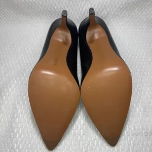 Coach G2879 Black Leather Pumps Heel Women's Size 10B elegant formal old money thumbnail 3