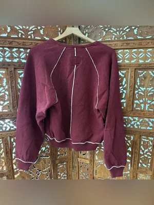 Free People We The Free Valentine Combo Red Midnight Pullover thumbnail 5