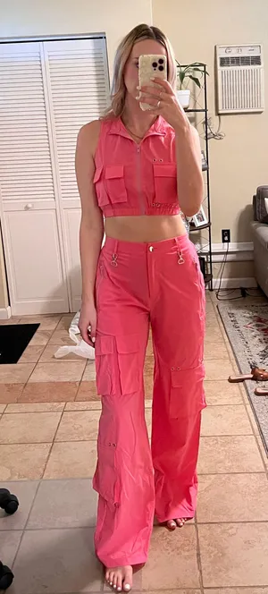 Two Piece Crop Top Set thumbnail 1