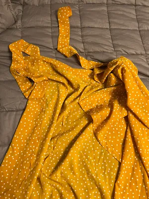 Wrap Skirt Yellow Size M thumbnail 2
