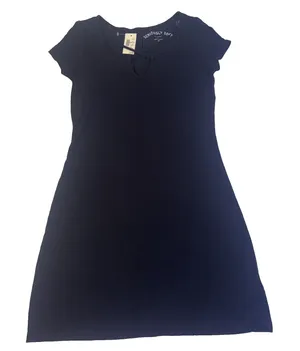 American Eagle Black Graduation Minimalist Crisscross Classic Dress Size XS‎ NWT thumbnail 1