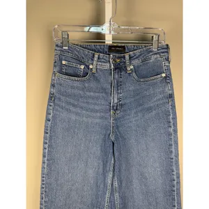 Free Assembly Full Wide Straight‎ High Rise Jeans Medium Wash Size 6 thumbnail 3