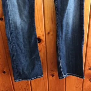 BKE denim sierra boot cut jeans size 27x31 1/2 darker western jeans country thumbnail 5