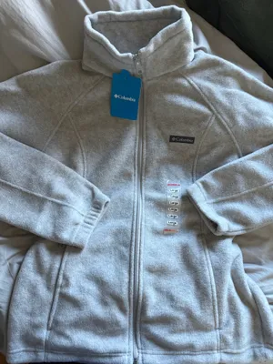 Light Grey Columbia Jacket Women’s Fleece Full-Zip thumbnail 1