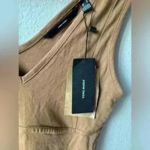 Vero Moda‎ NWT Women’s Short Sleeveless Brown Dress Size S thumbnail 6