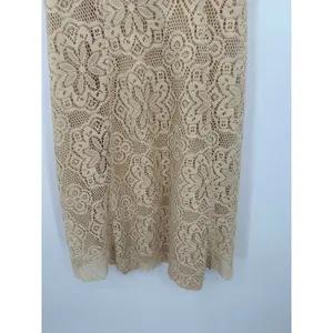 Y2K Fairy Cream Lace Midi‎ Dress Sz XS Cottagecore Boho Coquette Romantic thumbnail 4