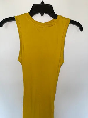 Yellow Bodycon Dress thumbnail 3