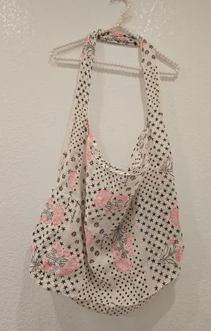 Free People Gauze Floral Doted XL Tote Bag thumbnail 1