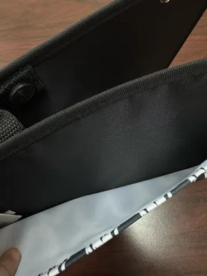Thirty-One Oh-Snap Pocket Pouch Organizer in Black and White Print thumbnail 4