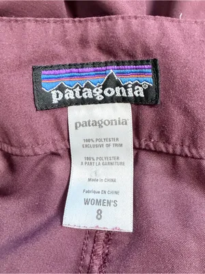 Patagonia Duway Shorts 9” Lightweight in Burgundy 8 thumbnail 6