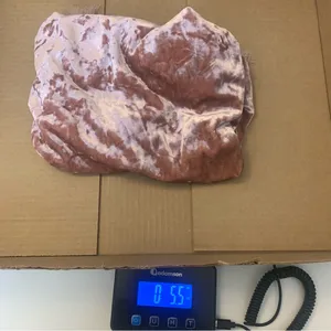Miami Woman S Romantic Pink Crushed Velvet Croquette Soft Girl Cami Tank‎ Top thumbnail 10