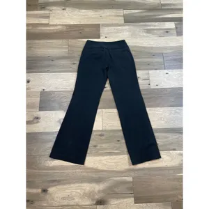 Express Editor Womens Wide Leg Pants Size 4R Black thumbnail 4
