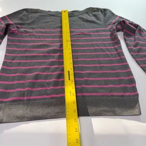 Tommy-hilfiger Women's striped sweater pima cotton boxy thumbnail 5