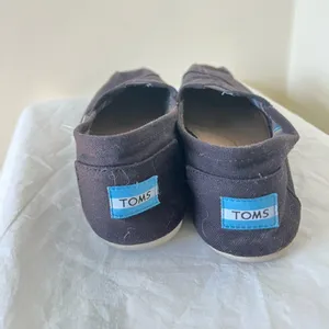Toms Womens Classics Canvas Alpargata Slip-Ons 10002472 Black On Black sz W9 thumbnail 3