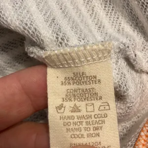Hem & Thread Anthology Hoodie type too long sleeves silver and orange see photo thumbnail 7