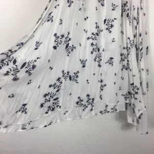 Free People Snap Out of It White Floral Swing Mini Dress Tunic Medium Boho thumbnail 14