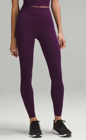 Lululemon Wunder Train High-Rise Tight 28" Dramatic Magenta Size 6 thumbnail 1