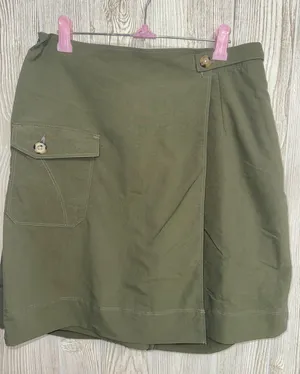 Columbia Olive Green Wrap Skort with Cargo Pocket thumbnail 1