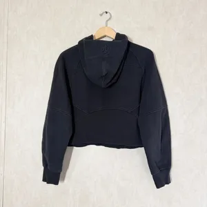 Lululemon Women’s Scuba Oversized 1/2 Zip Sweatshirt Hoodie Pullover Black M/L thumbnail 6