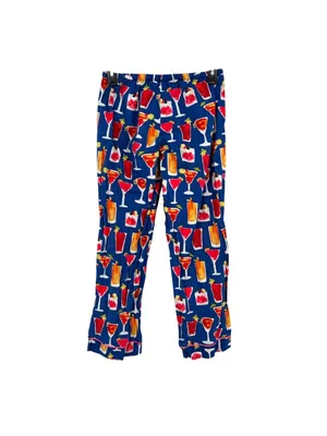 BedHead Mixed Drinks Cocktail Print Pajama Set Short Sleeve Capri Size Small thumbnail 4