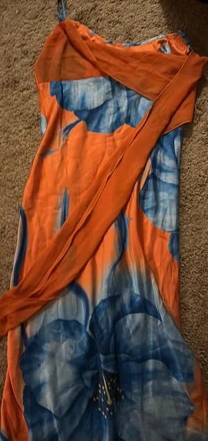 Stain vacation dress Orange thumbnail 3