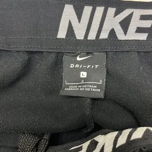 Nike Drifit Black Elastic Waistband w/ Drawstrings Running Warmup Pant- Large thumbnail 10