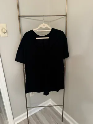 SheIn Black T-Shirt Romper thumbnail 4