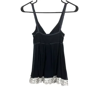 VTG Y2K Abercrombie & Fitch Babydoll Top Size Medium thumbnail 2