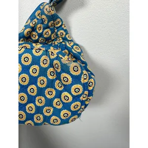 Vera Bradley Floral Shoulder‎ Bag Yellow Blue Zip Pockets Adjustable thumbnail 6