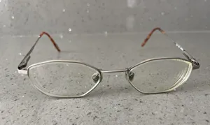 GUESS GU598 ABRN Light Brown Womens Geometric Full Rim Eyeglasses 47-18-135 B:29 thumbnail 1