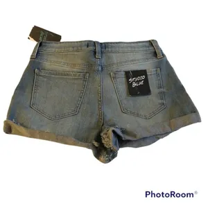 Studio Blue Denim Cutoff Distressed Jean Shorts 28 thumbnail 3