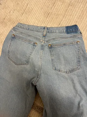 Abercrombie curve love low rise baggy jean thumbnail 6