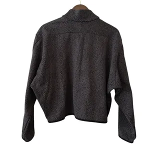 Lululemon Lab Double-Knit Jacquard Half Zip Sweatshirt Crop Jacket Size 10 thumbnail 13