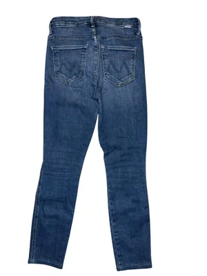 MOTHER Denim The High Waisted Double Looker Hover Jeans – First Mate – Size 26 thumbnail 4