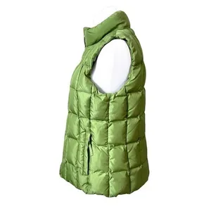Gap‎ Vintage Down Puffer Zipper Winter Washable Vest Green MEDIUM Outdoor thumbnail 3