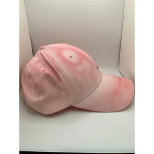 Tommy Hilfiger Tie Dye Baseball Cap Women OS Pink‎ Adjustable Embroidered Logo thumbnail 2