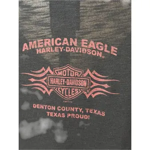 Harley Davidson Womens Black Denton County Texas Ride To Live Wings T-Shirt Size thumbnail 3