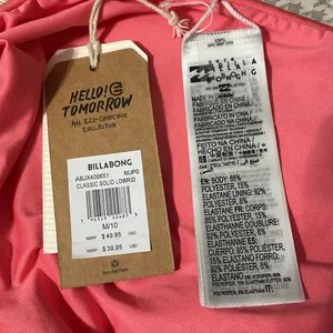 💙💖 NWT Billabong Low Rider Pink Bikini Bottoms thumbnail 5