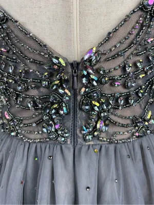 Sherri Hill 51450 Dress Off Shoulder Beaded Bodice Tulle Skirt Ball Gown Size 6 thumbnail 13
