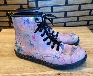Dr. Martens Sheridan Rainbow Suede Boot Size‎ 6 thumbnail 1