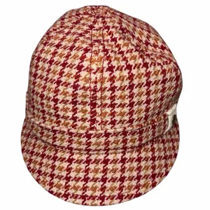 Goorin Bros. Wool Blend Houndstooth Newsboy Military Cadet Style Hat Cap Small thumbnail 3