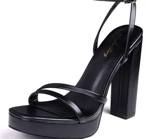 Women's Platform Heeled Sandals Sz 8.5 thumbnail 1