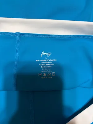 Fancy D Boutique athletic Skort in poolside blue  thumbnail 2