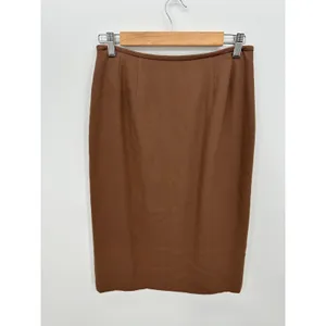 Le Suit Womens Brown 2 Piece Skirt Suit Set Blazer Pencil Skirt Size 6 Career thumbnail 4