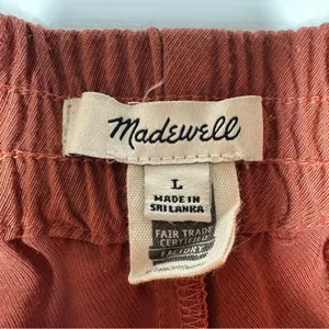 Madewell Drapey Track Trousers in Weathered Brick Size Large thumbnail 10